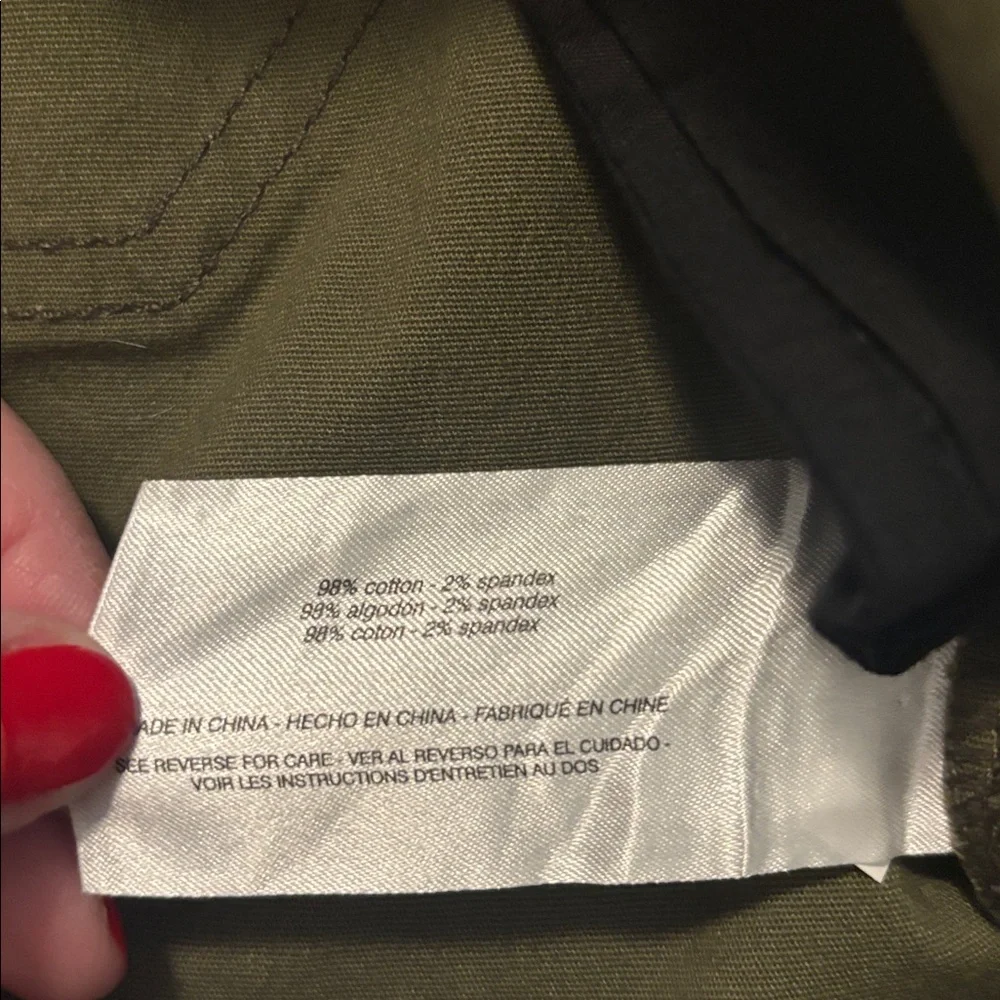 Circus NY Zip Front Long Sleeve Utility Minidress Burnt Olive SZ XL boho western - Picture 5 of 12